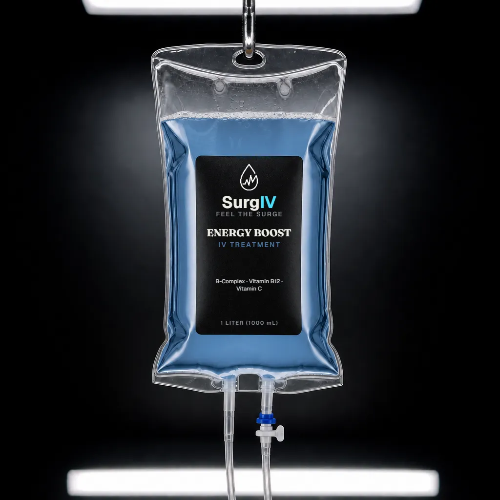 Jet Lag IV treatment bag