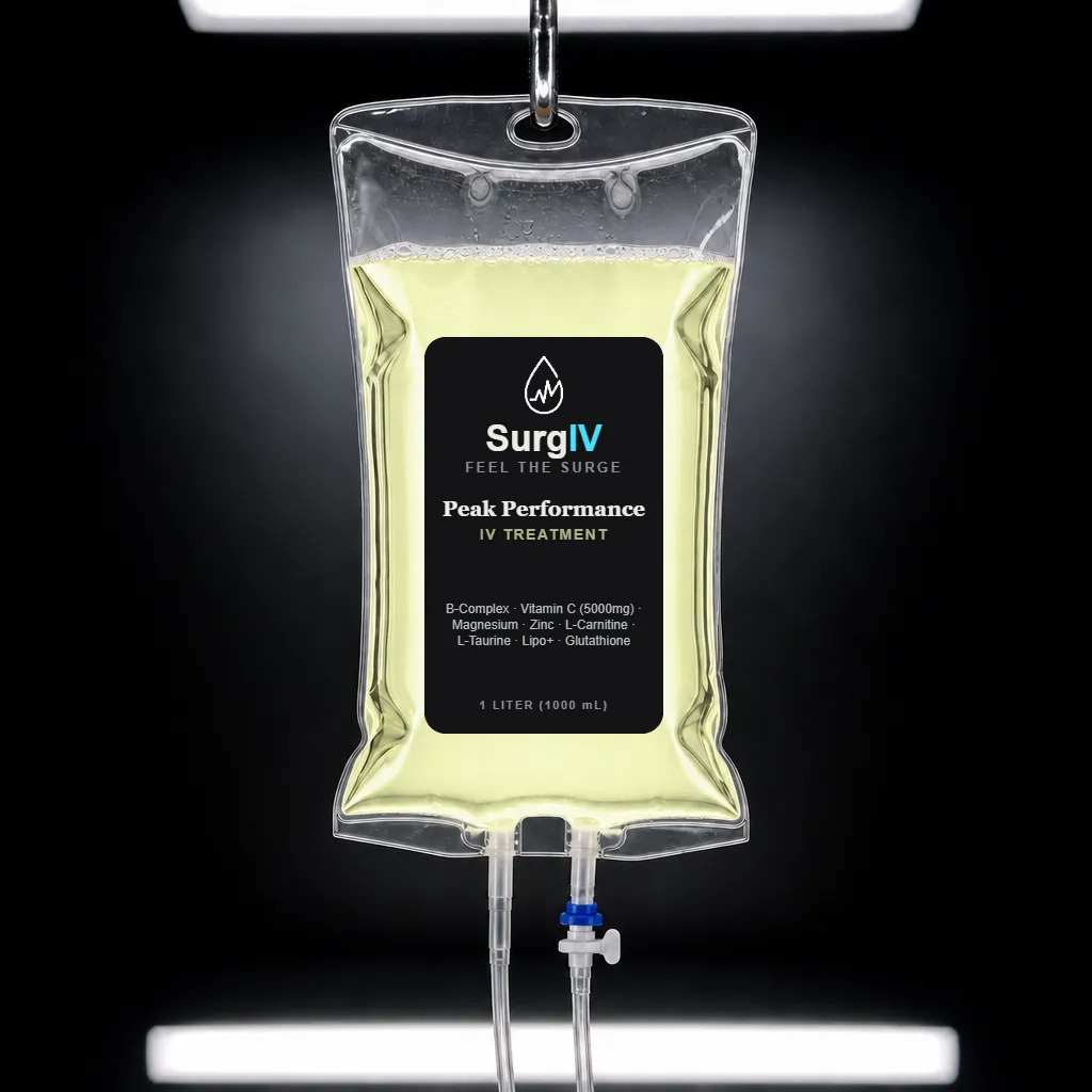 Peak Performance IV treatment bag